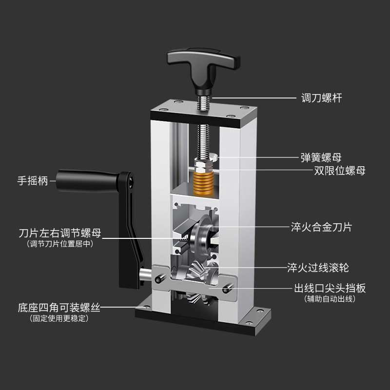 剥线机电动废铜线钳拨线器剥皮机废旧电线电缆去皮机拔线电工神器