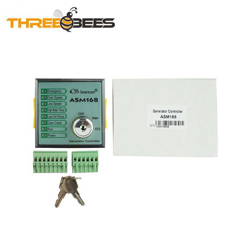 发电机控制器ASM168 GTR168柴油发电机组控制器控制面板