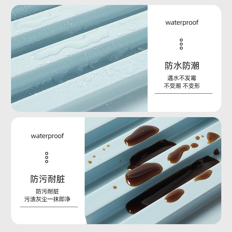 竹木纤维格栅板pvc圆孔空心长城生态木板塑料沙发电视背景墙吊顶