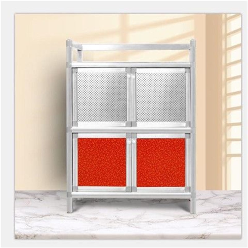 铝合金简易柜收纳柜碗柜餐边柜厨房柜茶水柜酒柜置物柜鞋柜餐具柜