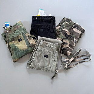 0815浅灰绿色是真的帅!美式背带伐木裤 秋冬穿搭直筒伐木工装裤