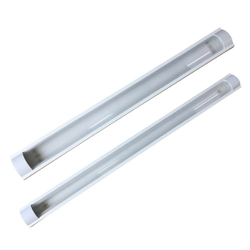 LED日光灯管T8防尘带罩长条灯条1.2米40W36瓦支架双管办公室车间