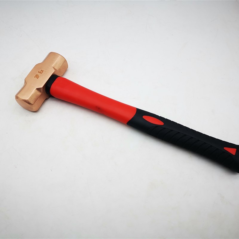 防爆紫铜锤八角锤铜榔头石工锤无火花无磁不伤模具用铜锤子2P 10P