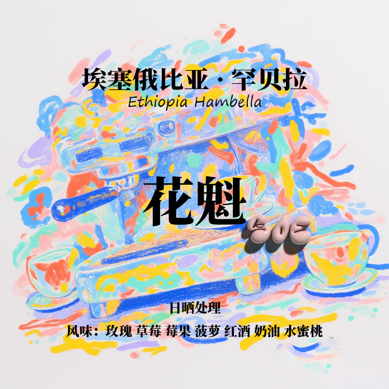 SOE咖啡豆 埃塞俄比亚西达摩罕贝拉花魁日晒处理单品咖啡中度烘焙