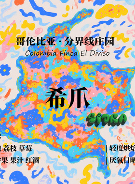 WBC冠军同款哥伦比亚分界线庄园希爪Sidra厌氧日晒手冲单品咖啡豆