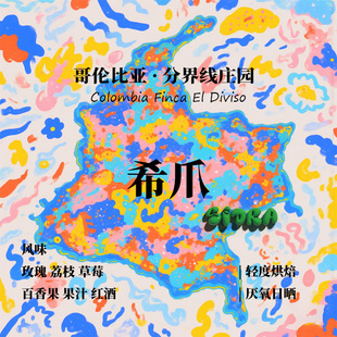 WBC冠军同款哥伦比亚分界线庄园希爪Sidra厌氧日晒手冲单品咖啡豆