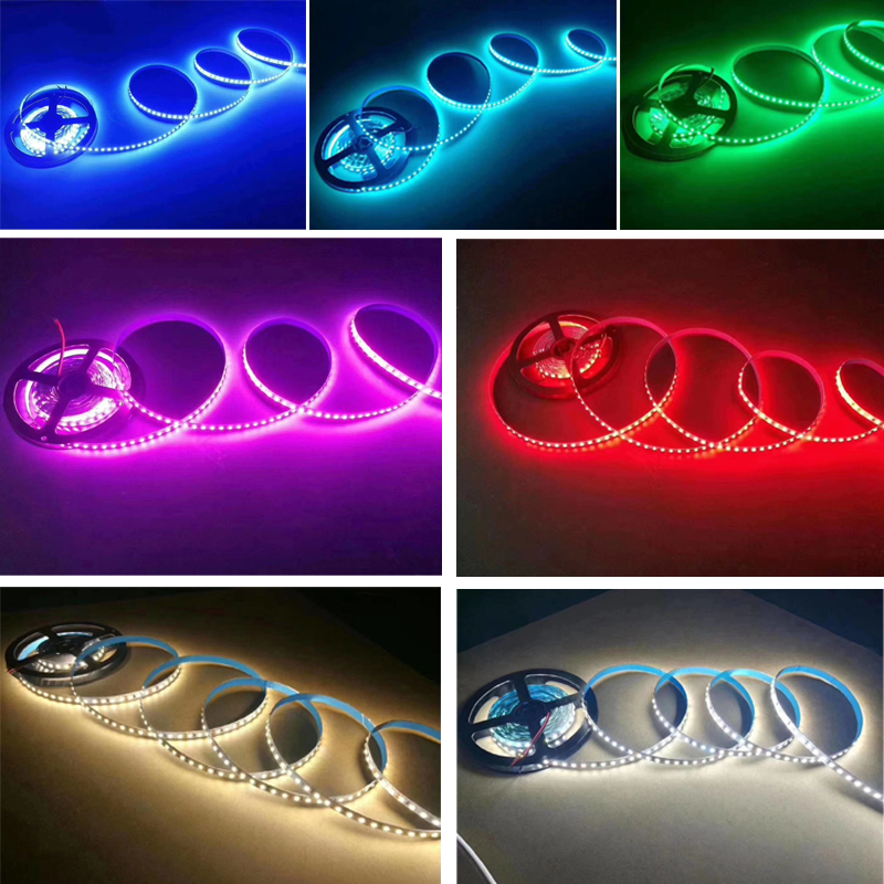 led软灯带12v超亮低压2835柜台广告灯箱装饰灯超薄自粘照明线灯条