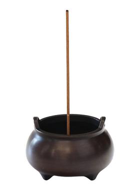 纯铜香炉纯铜中熏式仿古小香炉GDF21141家供奉迷你香紫插室内茶道