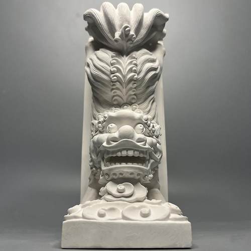 中式石狮子麒麟复古书挡办室书公房靠桌面书书UCR饰本收纳家居装