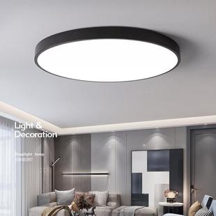 超中国大陆吸顶灯l亮ed卧室灯灯现代约客厅具大气家用阳台灯过道