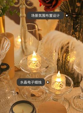 电子蜡烛灯生日布场景装饰求婚创室内VPF表白浪漫布置意烛置光氛