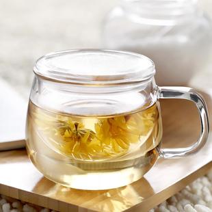 正品 玻璃水杯家用带把泡茶带盖过滤耐热花茶玻璃杯女 VATIRI 乐怡