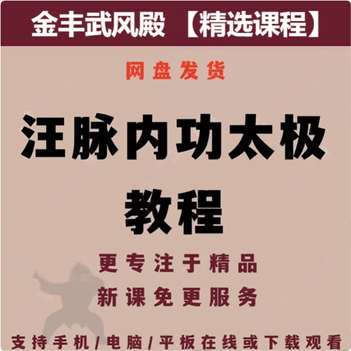 张老师汪脉内劲功夫+汪传杨式太极老六路海浪劲松功练习武术课程
