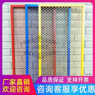 工业风菱形网格片加密铁丝网片装饰墙小网格铁艺屏风隔断镂空悬吊