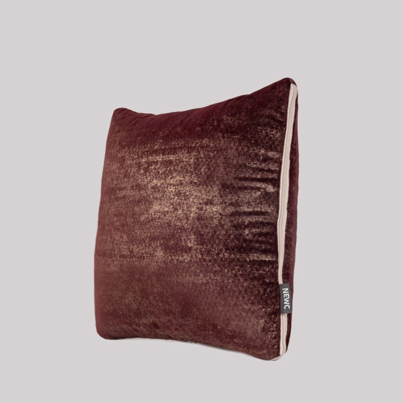 新宸优品 简约高档纯棉抱枕被子两用客厅沙发午休多功能红色靠枕