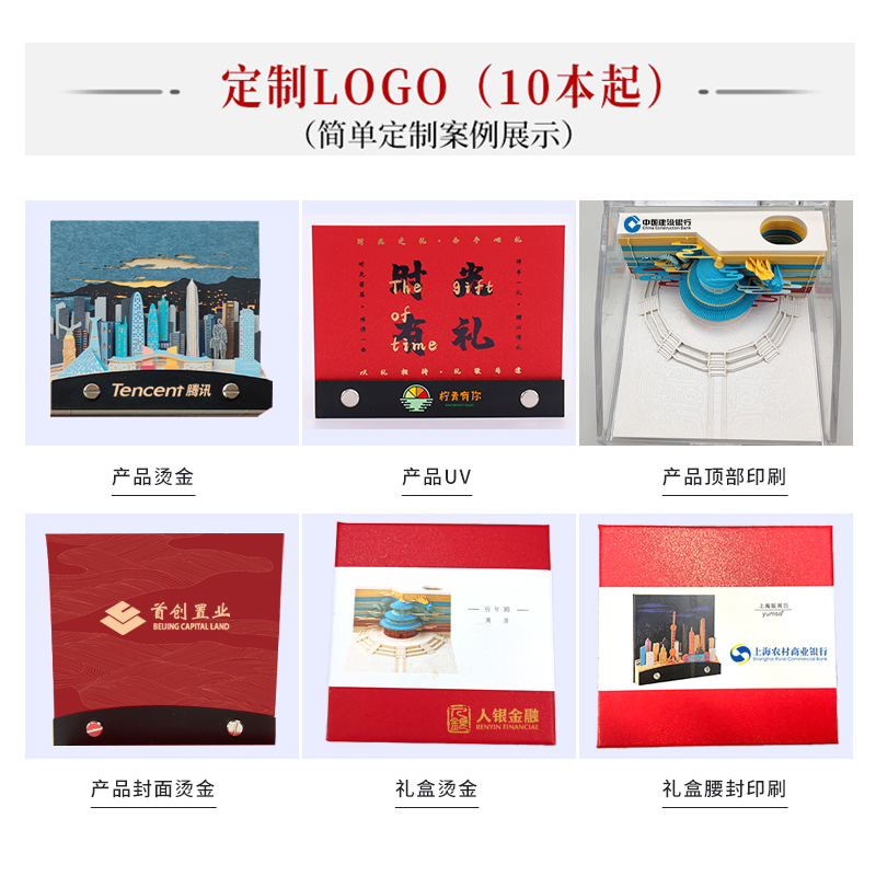 2023年日历桌面摆件台历手撕纸雕周历兔年地球创意定制便签立体感