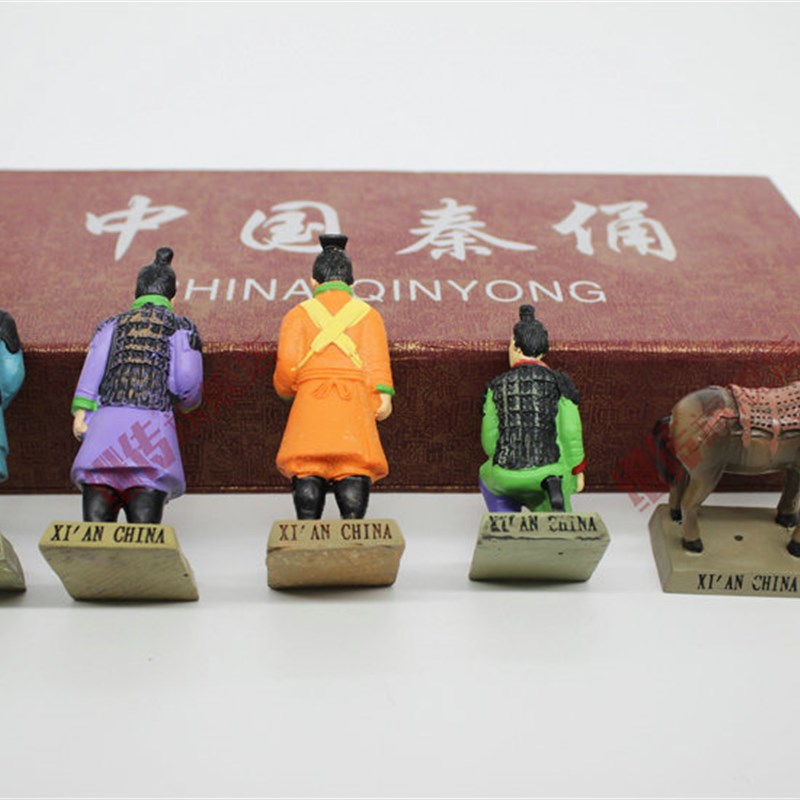 西安 兵马俑摆件 礼品 秦俑 秦始皇陵工艺品 文创中式摆件 中国风
