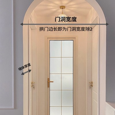 定制半圆弧形门造型垭口门套高密度泡沫拱门梁托过道替代石膏阴角