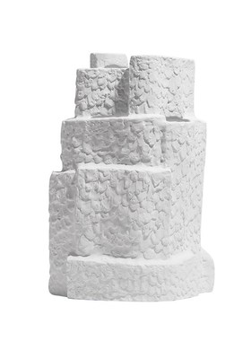 新中式陶瓷插花花器实木烛台复古首饰盒民宿客厅餐桌茶几摆件组合