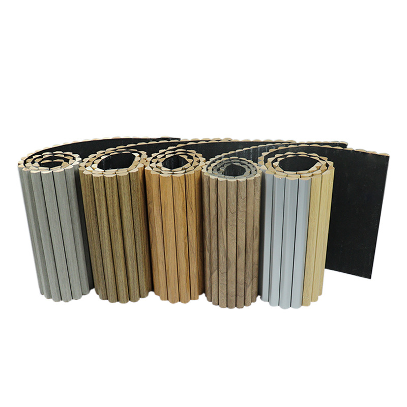 源头厂家定制MDF弯曲格栅室内弧形墙面装饰隔音板HDF高密度板格栅