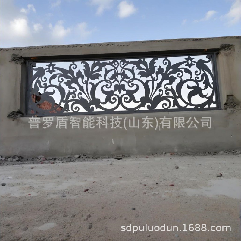 CNC大门装饰板室内屏风隔断雕花背景墙激光切割护栏别墅围墙栅栏