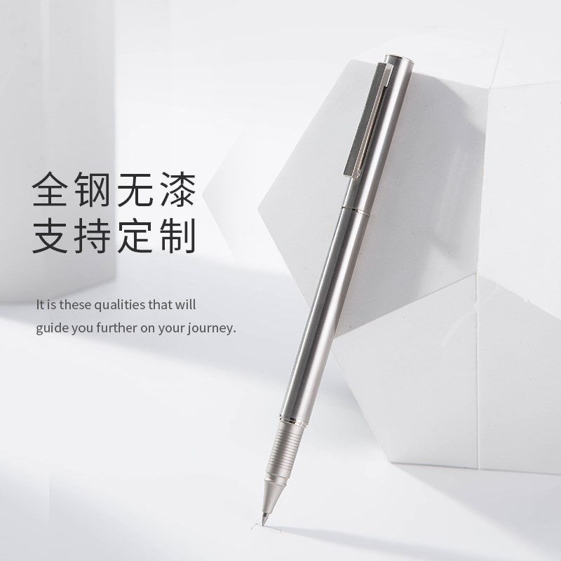 弘典签字笔商务高档男女士办公用签名笔金属宝珠笔黑色水笔学生中