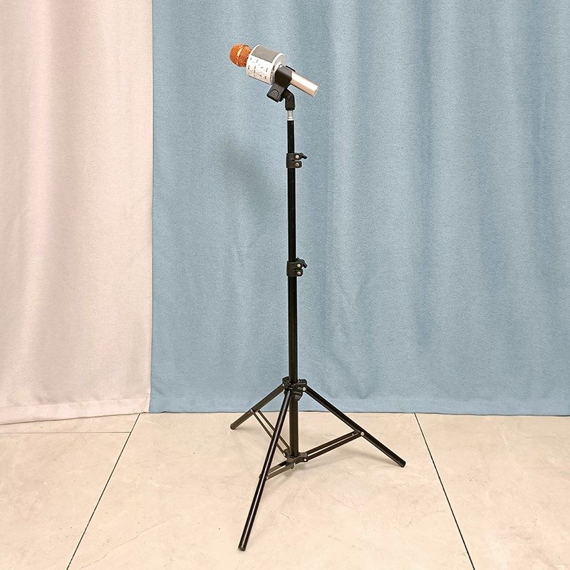 二胡吉他乐器话筒支架麦克风落地三脚架无线电容麦升降便携麦架