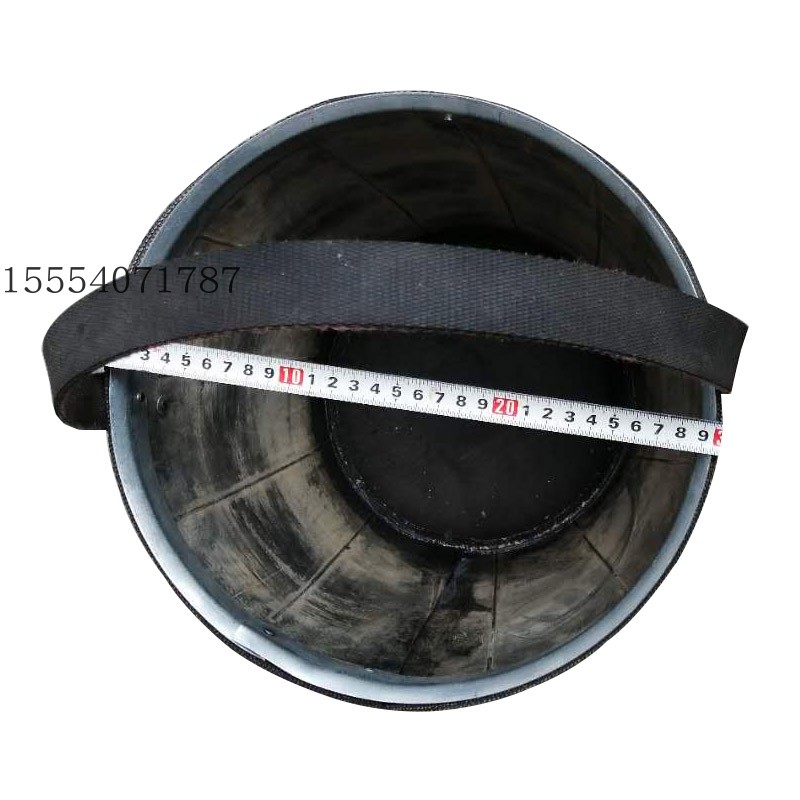 钢圈带提手加厚轮胎皮桶建筑工地用灰桶水泥桶橡胶桶垃圾桶砂浆桶