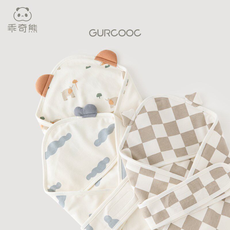 乖奇熊初生宝宝纯棉抱被包被春秋季新生婴儿防惊跳襁褓巾产房包巾,婴童用品,婴童抱被/抱毯,淘宝优惠券,粉丝福利购,淘宝优惠卷