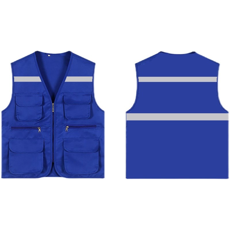 反光马甲定制护林员装修公司工地广告森林防火反光工装马甲印logo