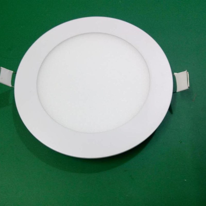 直流12V超薄LED面板灯3W6W9W嵌入式筒灯机床船用房车圆形面板灯