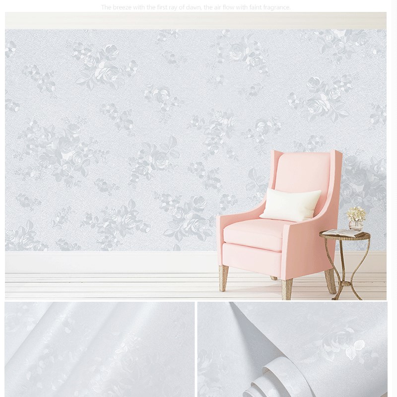 0.61款自粘墙纸免对花防水3d立体墙贴卧室客厅简约自贴壁纸
