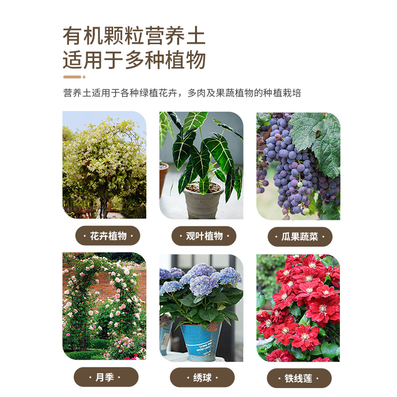 有寻植物 营养土养花专用通用月季专用土绣球花土泥炭土种植土壤