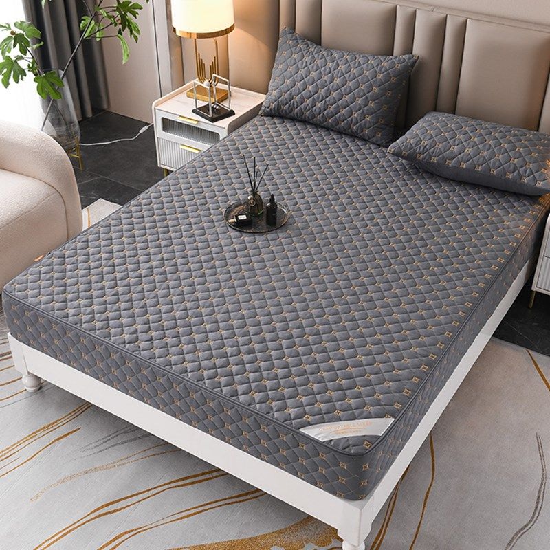 六面全包床笠2025新款夹棉床罩席梦思床垫保护罩防尘防滑床套单件,床上用品,床笠,淘宝优惠券,粉丝福利购,淘宝优惠卷