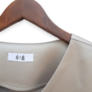 2025夏季新款圆领雪纺T恤女宽松蝙蝠衫垂感V领套头衬衫百搭大码