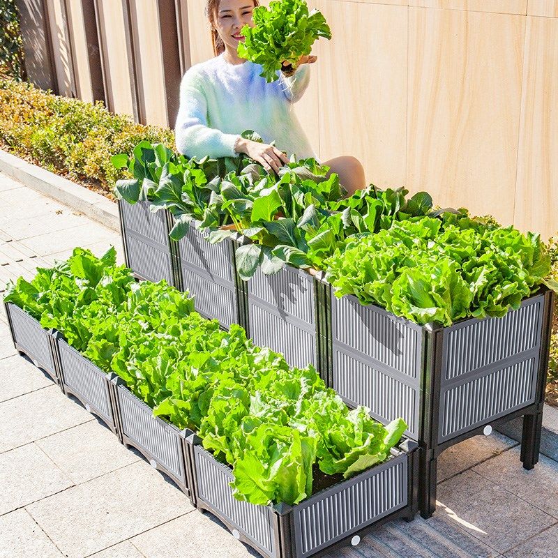 种植箱家庭阳台种菜专用箱楼顶露台户外特大花箱加厚长方形花盆,鲜花速递/花卉仿真/绿植园艺,花盆,淘宝优惠券,粉丝福利购,淘宝优惠卷