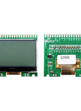 12864-386COG白底黑字st7565r液晶屏焊接LCD显示模块3.3V并口串口