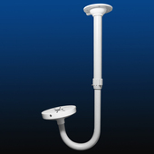 U型 60cm监控半球伸缩支架海康大华铝合金室内户外立装