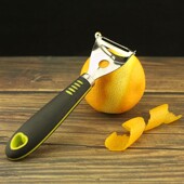酒术 饰工具不锈钢柠檬刨皮刀刨皮器家用刨刀皮屑刨 鸡尾酒果皮装