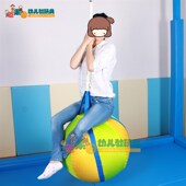 吊球秋千早教儿童感统器材室内健身训练充气大龙球悬吊教