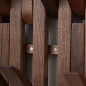 钢琴键挂衣架门后占空间 室内墙上挂钩壁挂入户玄关实木衣帽架