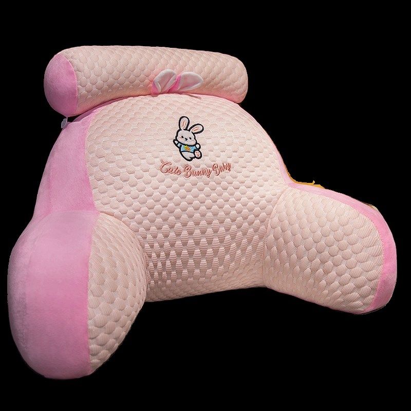 粉色床头靠垫软包护腰靠枕大靠背孕妇沙发抱枕宿舍床上看书枕头夏,居家布艺,腰靠垫,淘宝优惠券,粉丝福利购,淘宝优惠卷