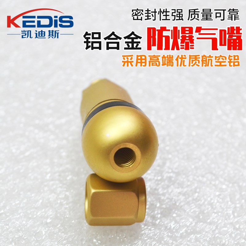 凯迪斯端铝合金气门嘴气嘴胎压监测防爆轮胎嘴子铝嘴