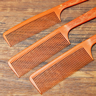 美发梳子剪发梳发型师男发梳理发梳发廊推边超木平头梳