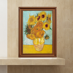 电表箱装饰画免打孔竖款空挂画配电箱电闸盒关遮挡墙画创意