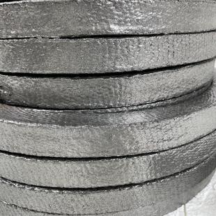 高压金属石棉橡胶盘根浸油耐高温浸石墨硫化盘根填料密封水泵绳