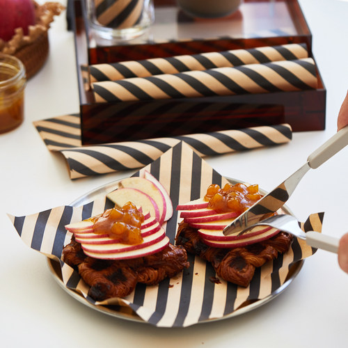 酷奇创意餐具西咖啡店一次性餐垫防油纸餐桌用品油炸食品垫纸