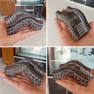 微景观石桥假山鱼缸造景小桥雕塑微景观小石桥迷你小石桥造景