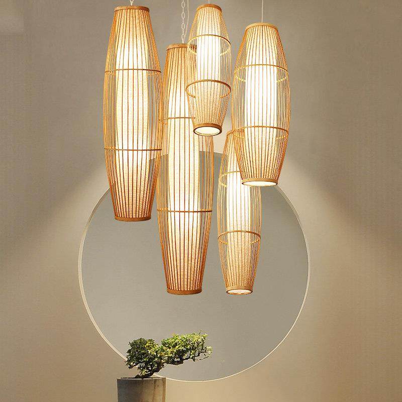 定制新中式竹编餐厅灯具日式简约个性禅意茶室灯笼罩编织竹艺吊灯,家装灯饰光源,客厅吊灯,淘宝优惠券,粉丝福利购,淘宝优惠卷