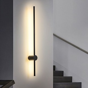 极简长条ld壁灯卧室床头现代线条走廊楼梯创意客厅墙壁灯具